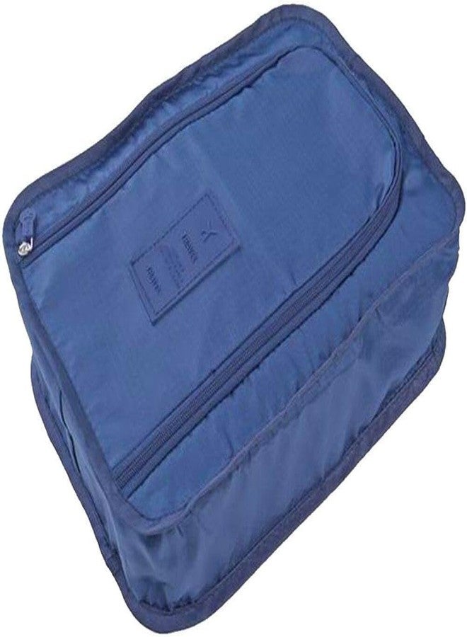 KOOSHLO Travel Shoe Bag, 1 Piece Foldable Waterproof Shoe Pouches with Zipper Lightweight Portable Packing Bags Shoes,Golf, and Other Sports Accessories Stylish and Durable Shoe Storage (Blue) - Image 1